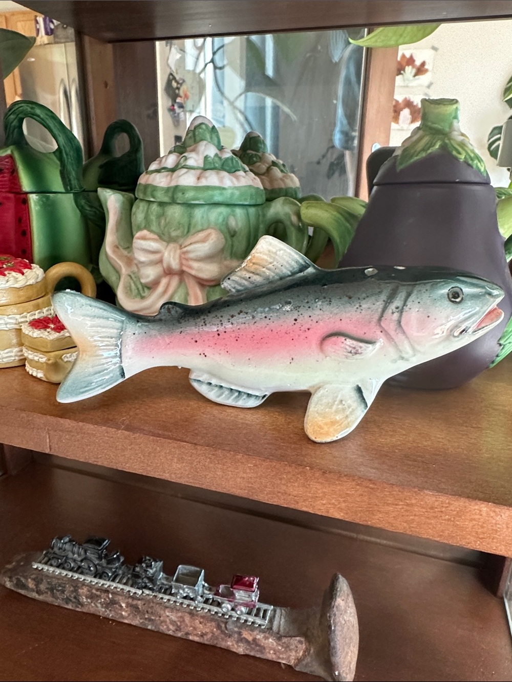 Decorative Rainbow Trout Pepper Shaker